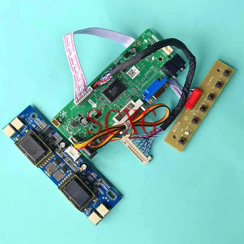 

Матричный контроллер с ЖК-дисплеем, плата подходит для Φ/L02/L03/L05 VGA DVI HDMI-совместимый Комплект «сделай сам», 30-контактный LVDS 4CCFL 20,1 "1400*1050