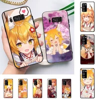 anime the helpful fox senko san phone case for redmi 8 9 9a for samsung j5 j6 note9 for huawei nova3e mate20lite cover