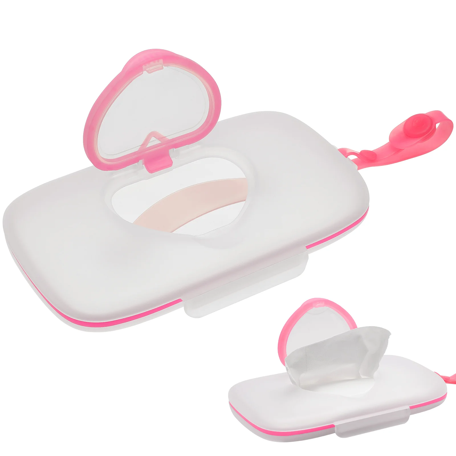 

Wipes Dispenser Wet Wipe Baby Travel Case Go Holder Box The Refillableportable Container Decorative Diaper Carrier Pouch Storage