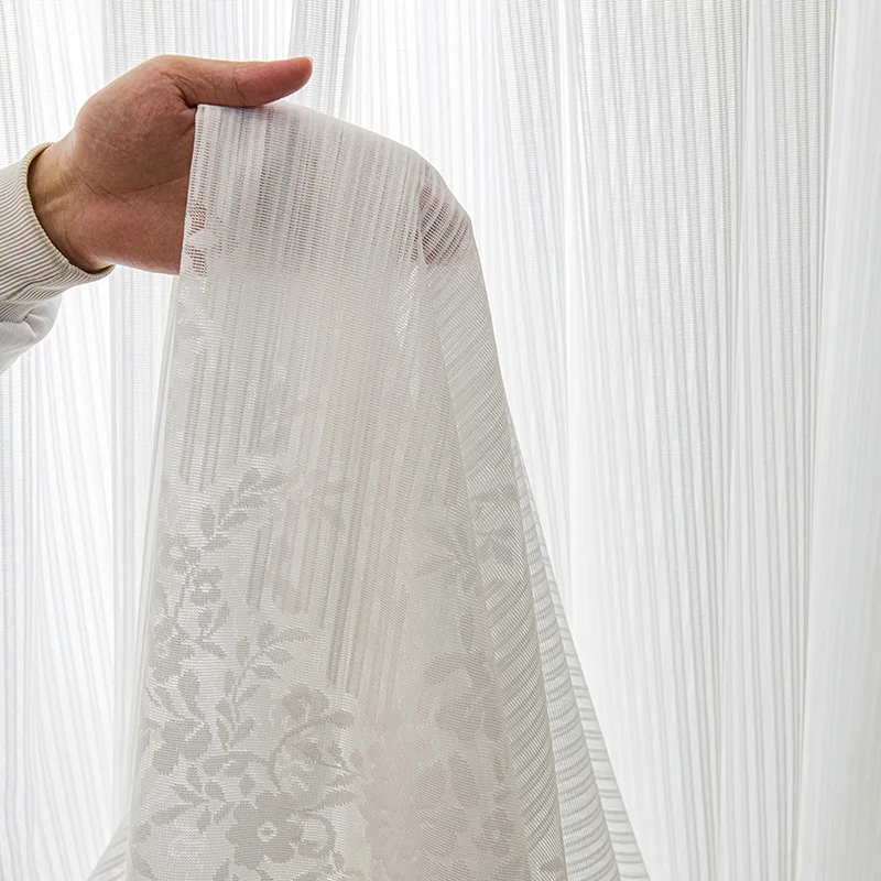 

NORNE белые шторы из полиэстера