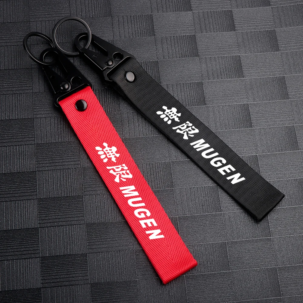 

Car Badges Keychain Key Chain Rings Lanyard Auto Accessories For Honda Mugen Civic 10th gen 4d Accord 7 Dio CRV Fit Jazz etc