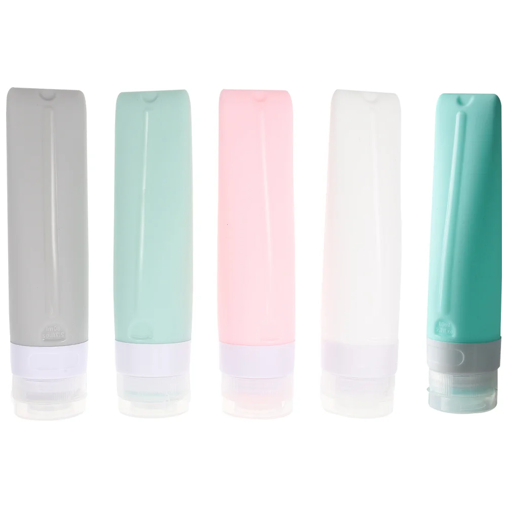 

1Set Leak Proof Travel Bottles Lotion Shampoo Bottles Portable Sub Bottles