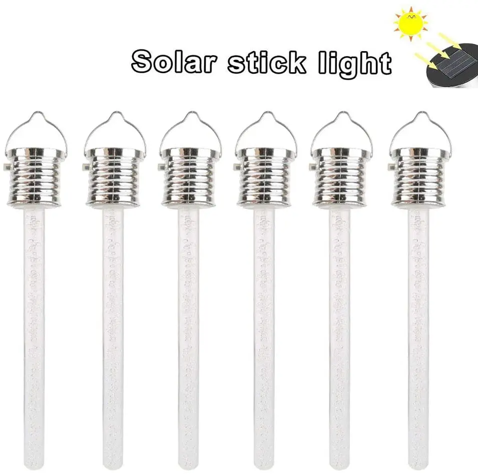 

Outdoor LED Solar Hanging Lights Bubble Stake Lawn Lamp Acrylic Tube Light Waterproof Landscape Lights for Garden Yard Patio
