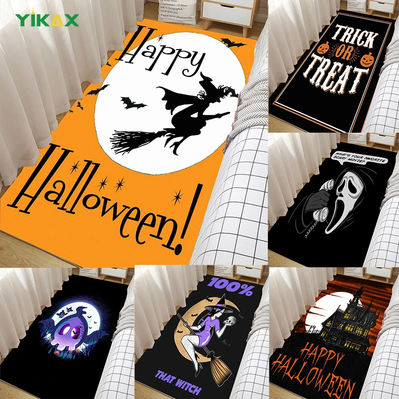 

ковер на пол коврик для ванной журнальный столик Фетровый коврик для вечеринки на Хэллоуин, Настенный Коврик для спальни, ванной, кухни, мил...