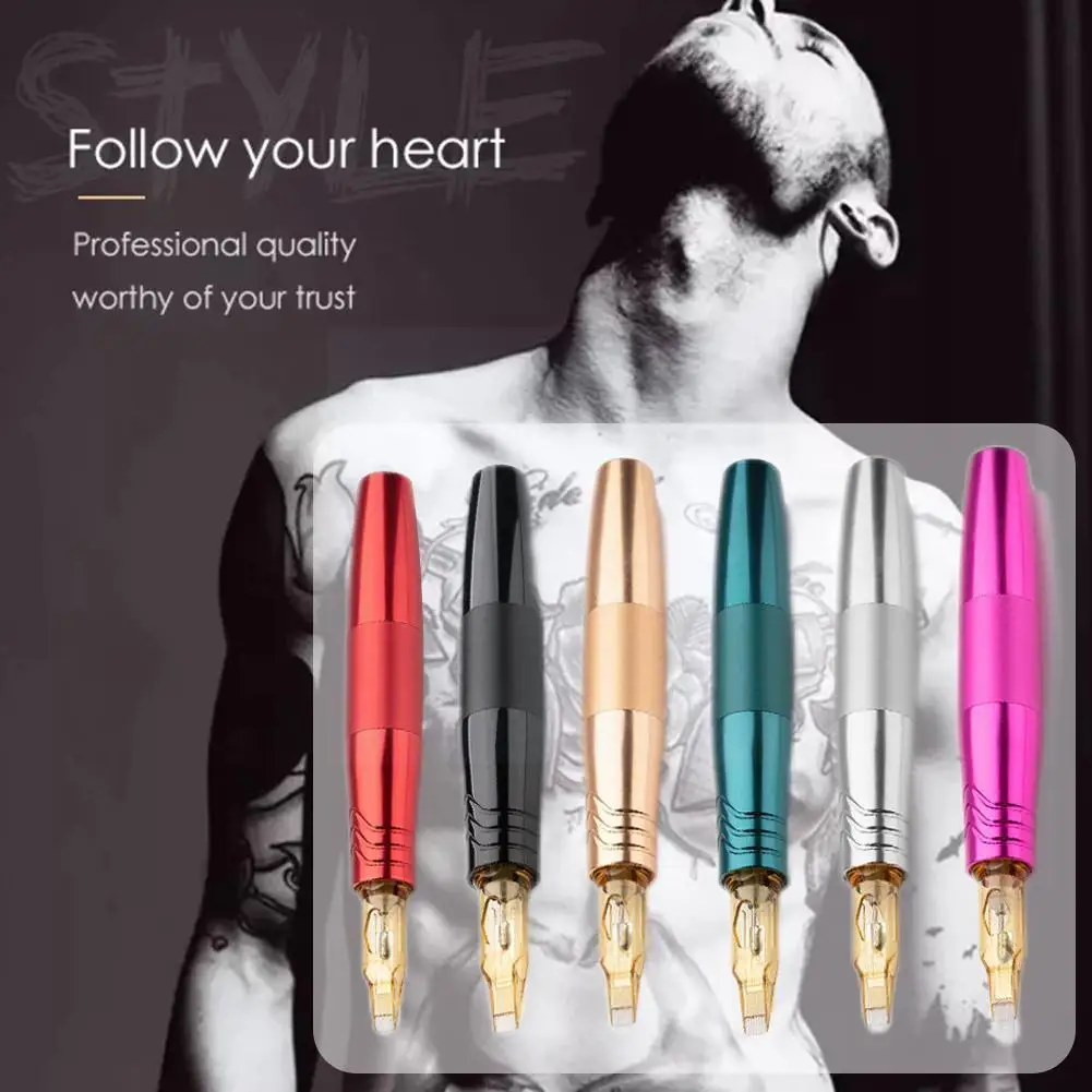 

Тату-машинка с двойной головкой, мощный мотор без сердечника, профессиональная тату-машинка, тату для боди-арта, макияж бровей, профессионал...