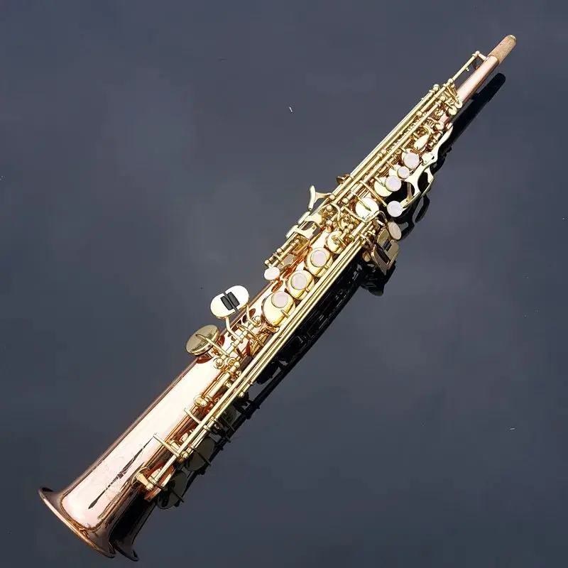 

Best quality Japan's new Phosphorus copper S-992 B Flat Soprano saxophone professional playing With case reed. mouthpiece