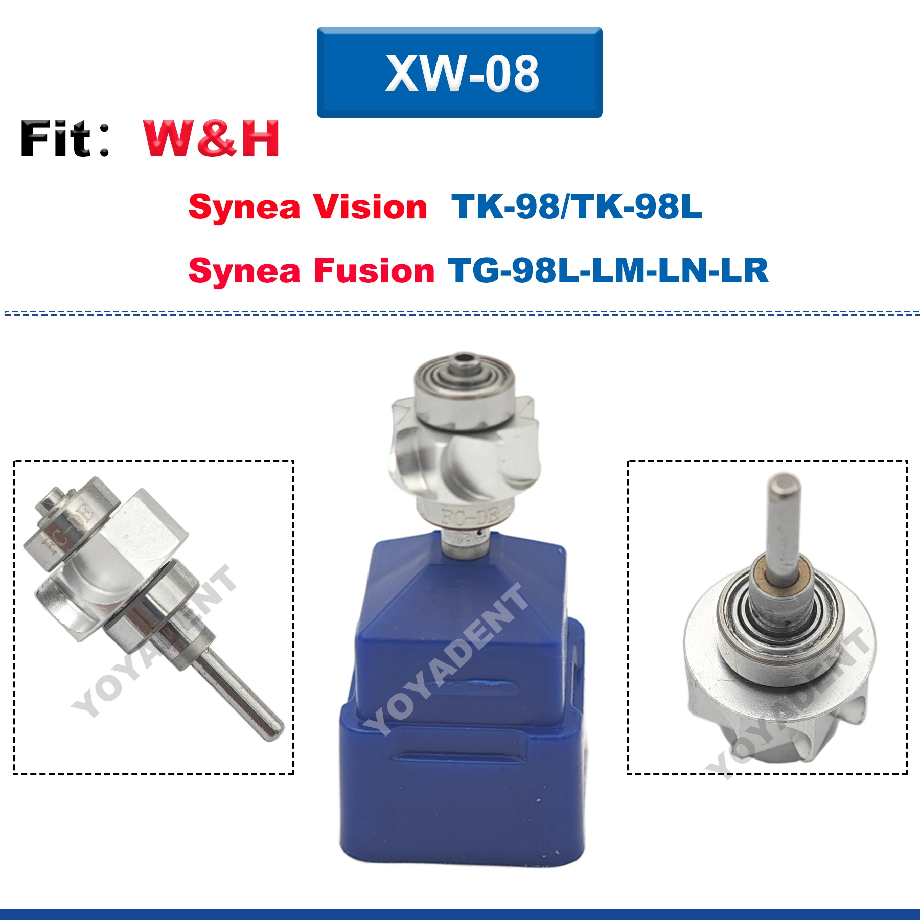 Картридж для стоматологической турбины подходит высокоскоростного наконечника