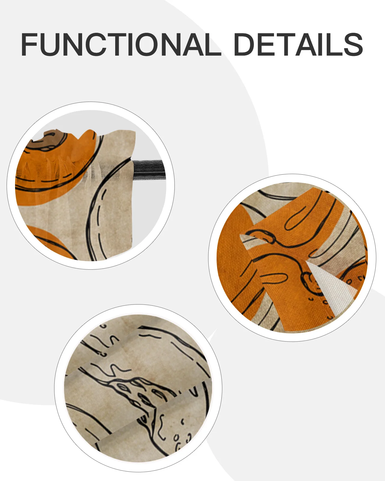 Тканевые шторы цвет персик плоды летний фон для гостиной тюль кухни спальни