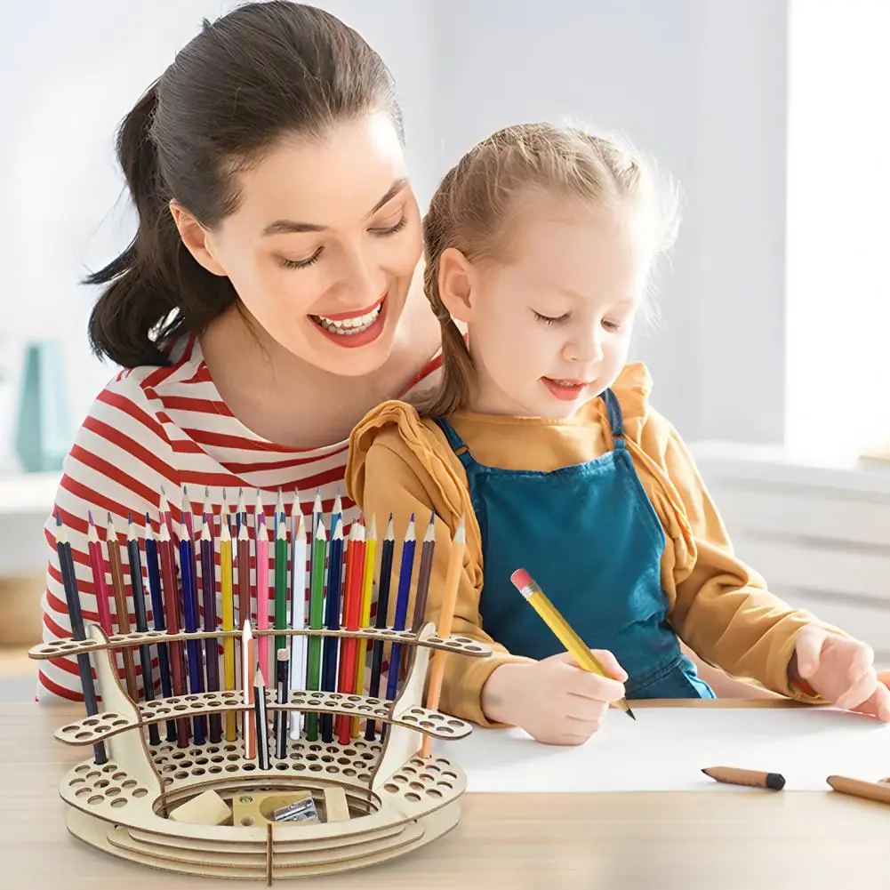 Держатель для ручек и кистей с 140 отверстиями