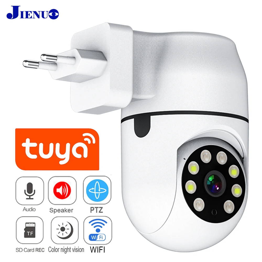 HD Tuya PTZ IP камера беспроводная человеческая Автоматическая слежение Cctv охранное