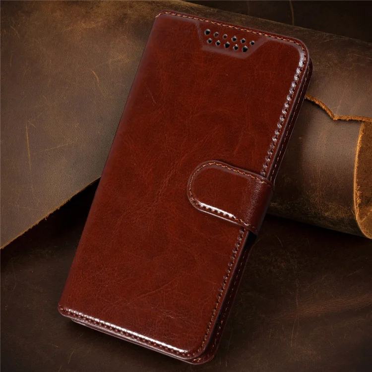 Кожаный флип-кошелек для Itel S15 A56 S16 A57