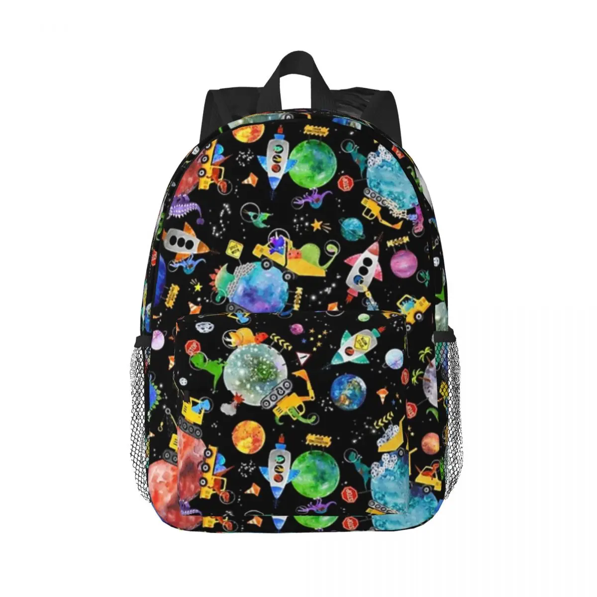 

Dinosaur Space Crew Galaxy Construction Backpacks Teenager Bookbag Casual Children School Bags Travel Rucksack Shoulder Bag