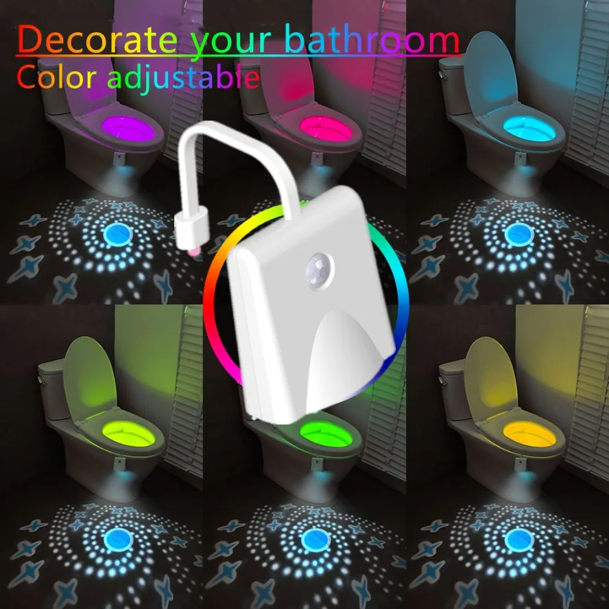 Цветная Регулируемая яркость искусственная проекция с датчиком движения