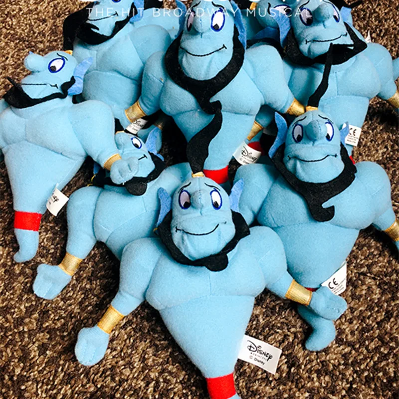 

15~20cm cartoon Aladino Aladim magic lamp plush stuff toy the Genie of Agrabah tiger Rajah kids collection doll