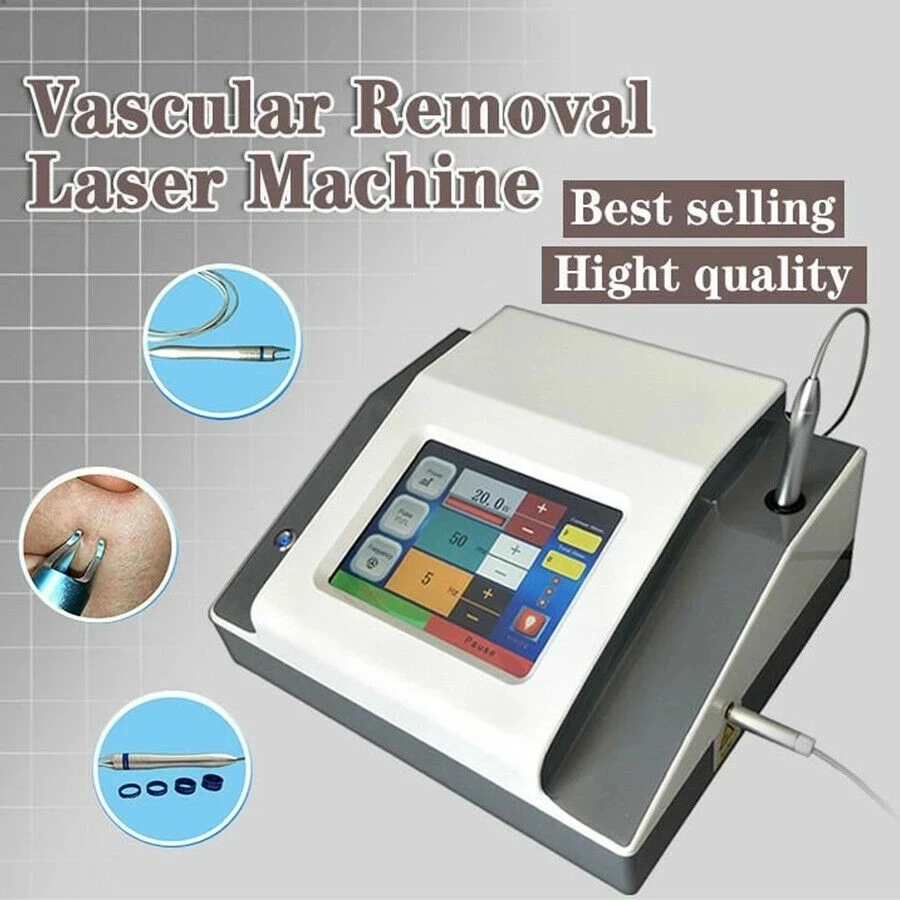 

4 In 1 980nm Diode Laser For Spider Vein Removal Machine Permanent Vascular Therapy Spider Veins/ Nail Fungus Laser Salon