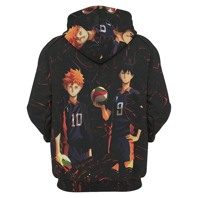 

Shōnen Manga Haikyuu Graphic Hoodie Men Clothing 3D Hinata Shoyo Printed Hoodies Women Hooded Tops Harajuku Fashion y2k Pullover