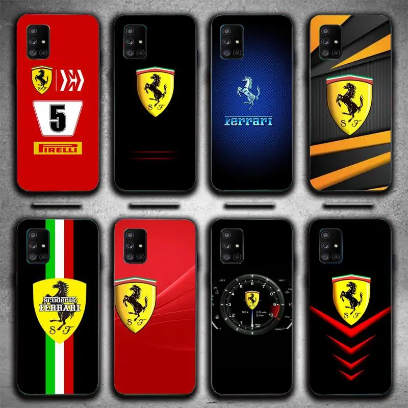 

Luxury Sports Car Ferrari Phone Case For Samsung Galaxy S6 S7 Edge Plus S9 S20Plus S20ULTRA S10lite S225G S10 Note20ultra Case
