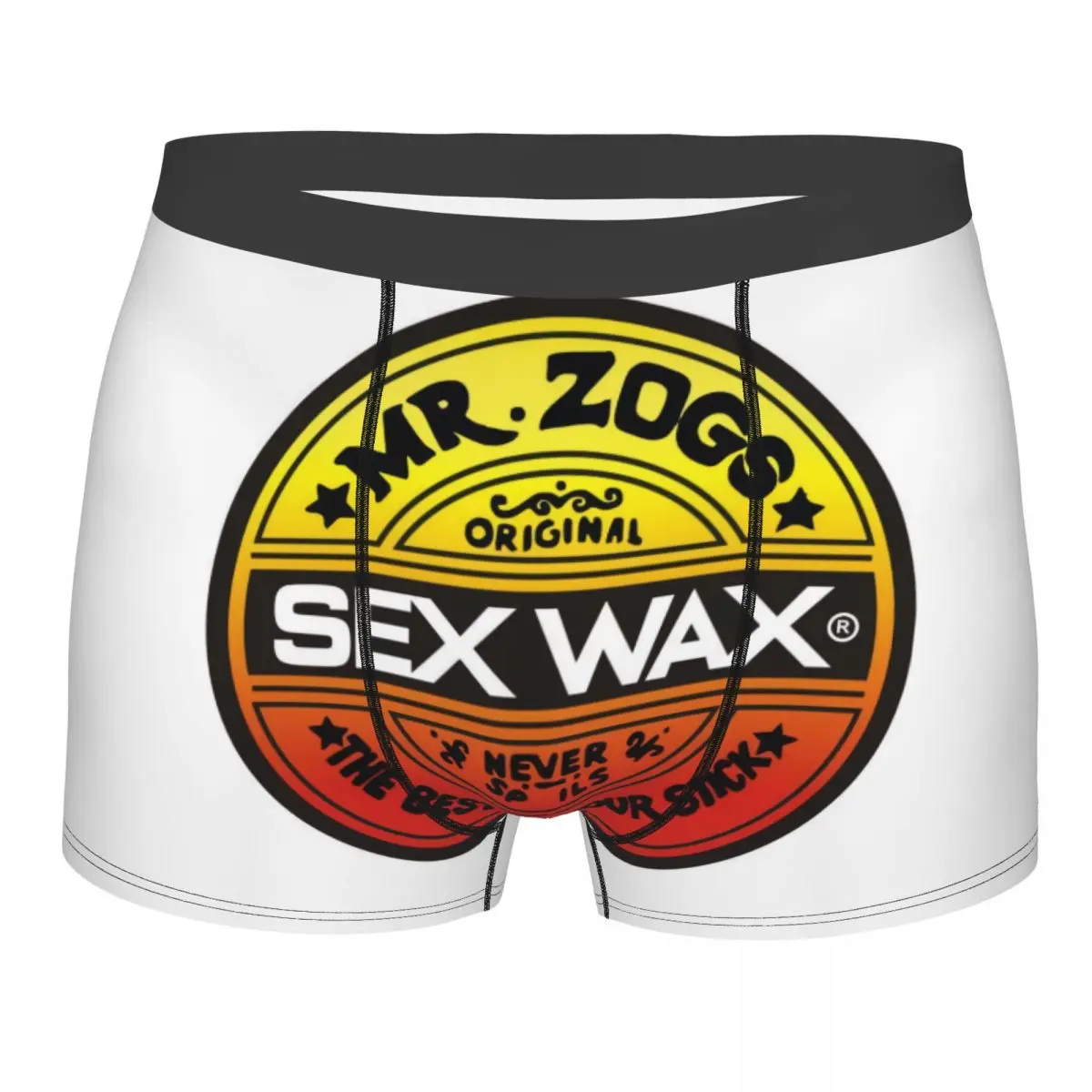 Custom Cool Mr Zogs Surfing Sex Wax Boxers Shorts Underpants Men's Breathbale Briefs Underwear