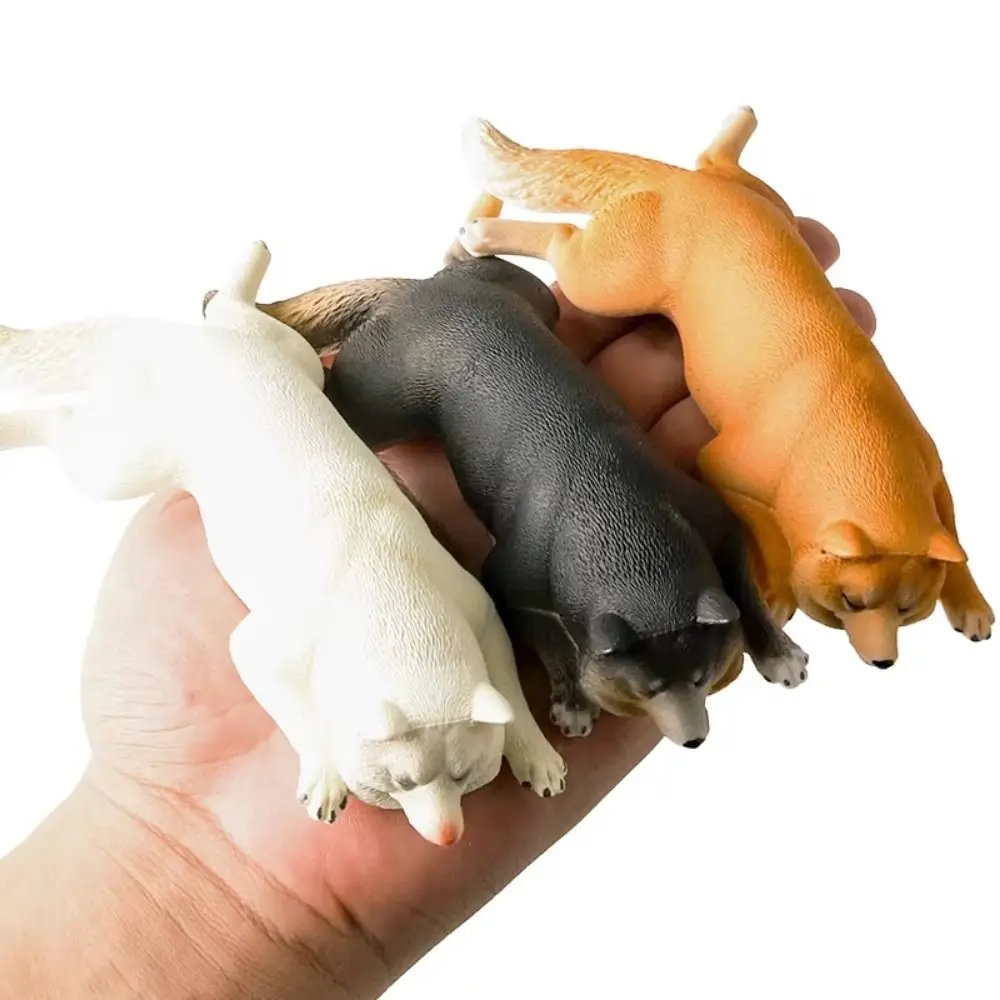 Щенок питомец реалистичная фигурка Сиба-ину имитация миниатюрной собаки модель