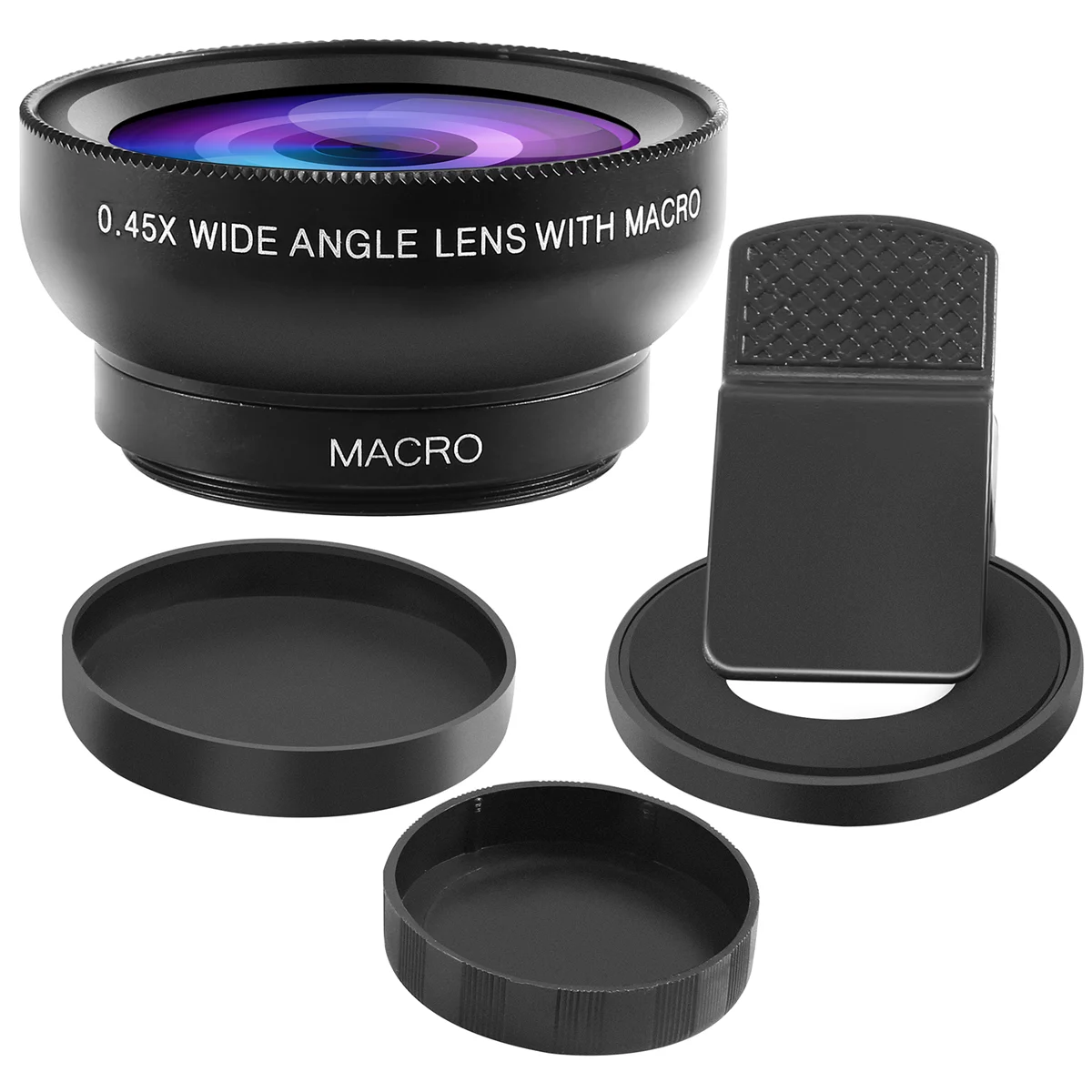 Объектив рыбий глаз для телефона 0 45x телефон с HD объективом камеры макрообъектив