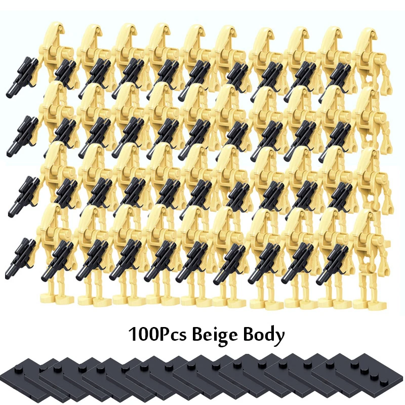 

100 шт./партия, Детский конструктор «робот»