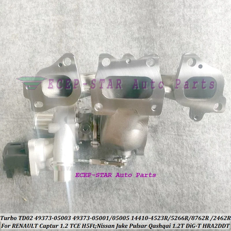

Турбокартридж CHRA TD02 49373-05001 49373-05003 144102462R для Dacia Dokker beargy 1,2 TCe H5Ft для Nissan Juke Pulsar Qashqai