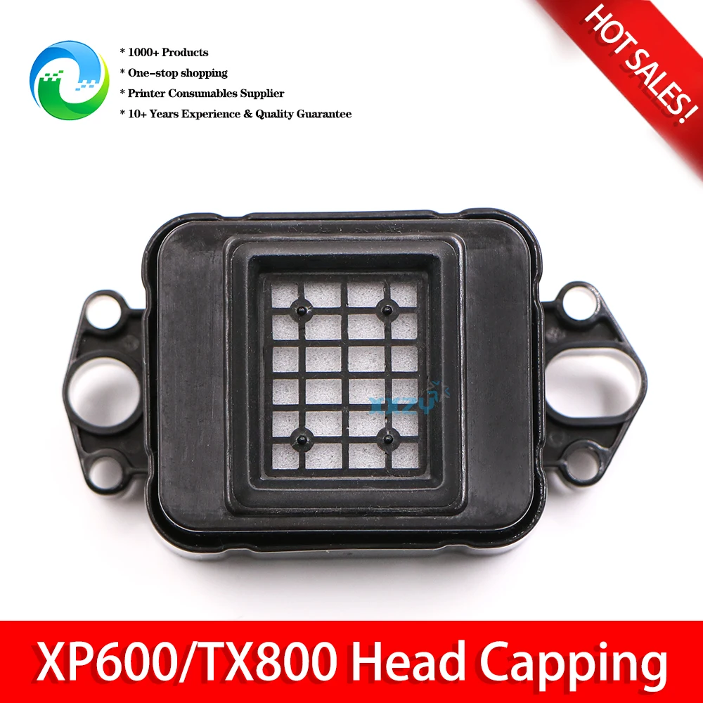 Фото Запасные части! XP600 TX800 Печатающая головка Чернильная крышка Верхняя часть для Skycolor Ph София Thunderjet Экосольвентный принтер Укупорочная станция №2