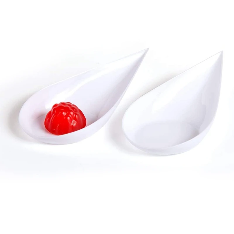 Big Deal 100 Tear Drop Mini тарелка для закусок-мини десертные тарелки ложечки