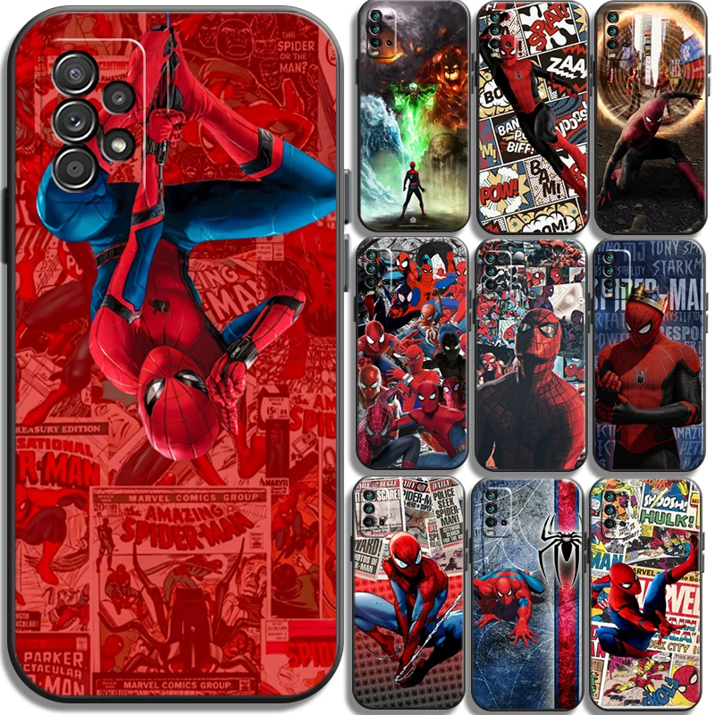 

Marvel Comics Phone Cases For Xiaomi POCO X3 GT Pro M3 POCO M3 Pro X3 NFC X3 Mi 11 Mi 11 Lite Carcasa Back Cover Soft TPU