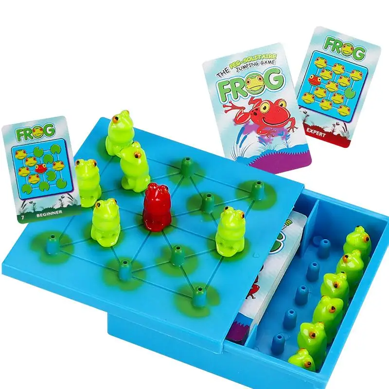 

Game Logical Thinking Games Frog Game Strategy Board Games Jump In Game Preschool Learning Toy For Kids Age 3