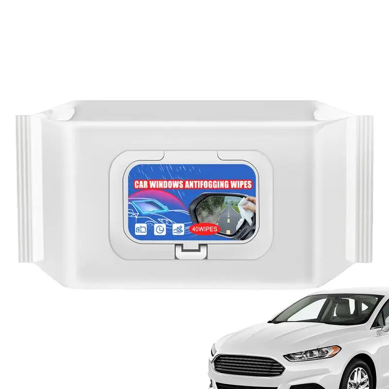

Car Anti Fog Wipes Rainproof Superior Fog Prevention Wipes Rearview Mirror Cleaner Reusable Long Lasting Cleaning Accessories