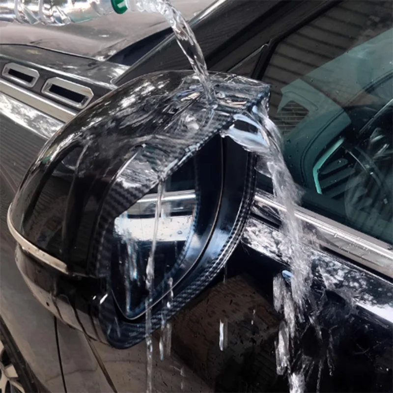 

for exterior modification trim strips of Honda Accord 10th cars, black ABS door handles, and rearview mirror accessories
