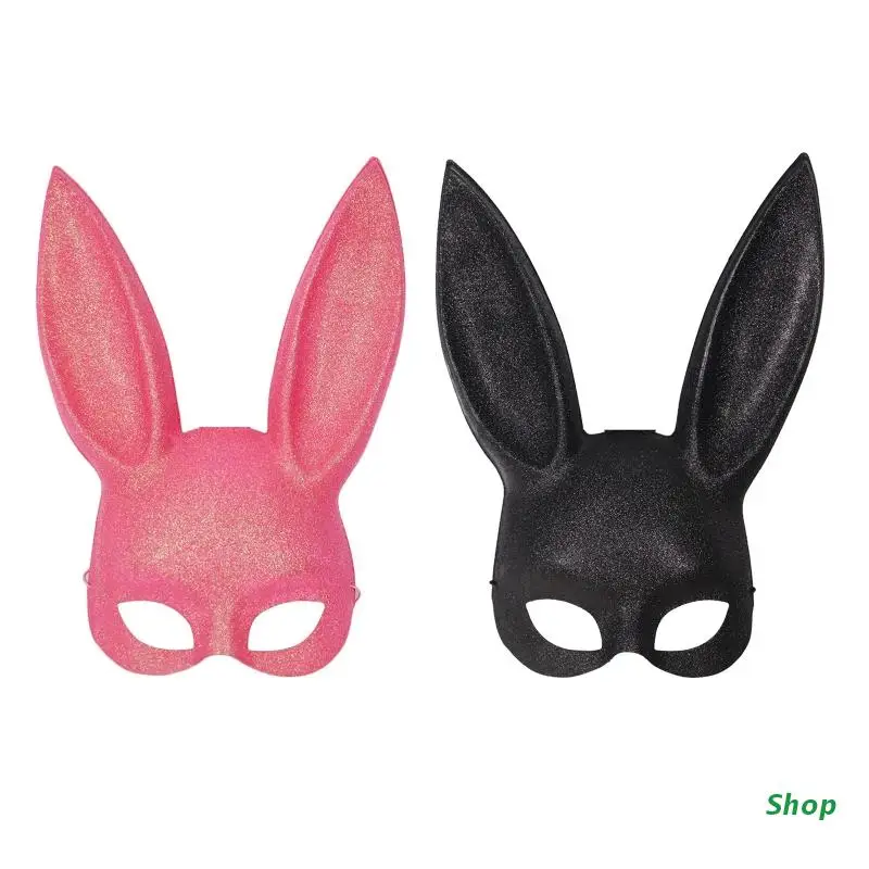 

Маска-кролик L5YC для девочек, реквизит для косплея и вечеринки, маска для маскарада, Хэллоуина, танцевальные аксессуары