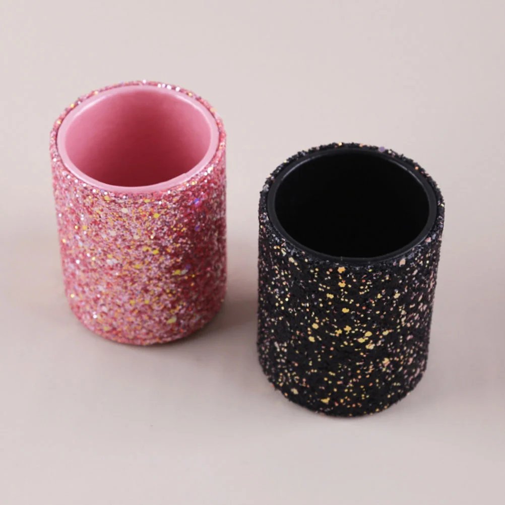 Яркий держатель для чашки органайзер ведро кистей макияжа ПУ хранение косметики