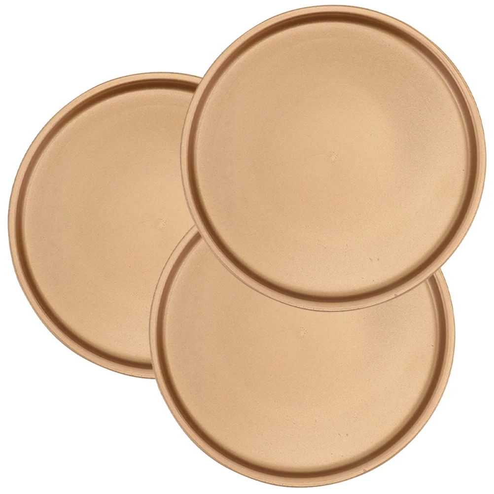 

3pcs Ceramic Saucer Potted Succulent Pot Ceramic Dripping Trays