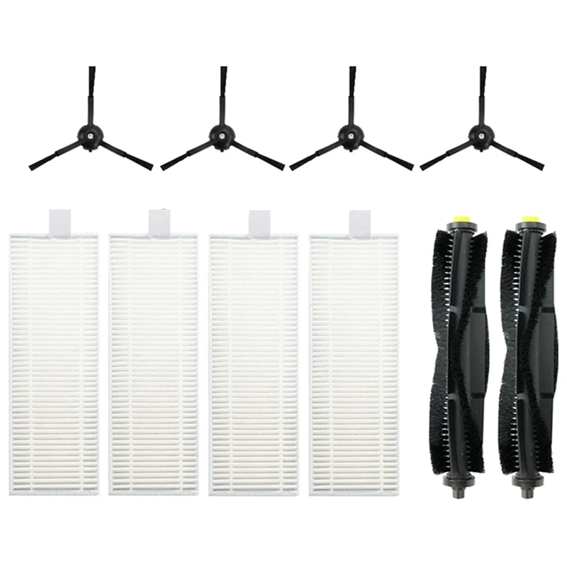 

Robotic Vacuum Cleaner Roller Brush Side Brush Filter Kit For Qihoo 360 S10 X100 Max