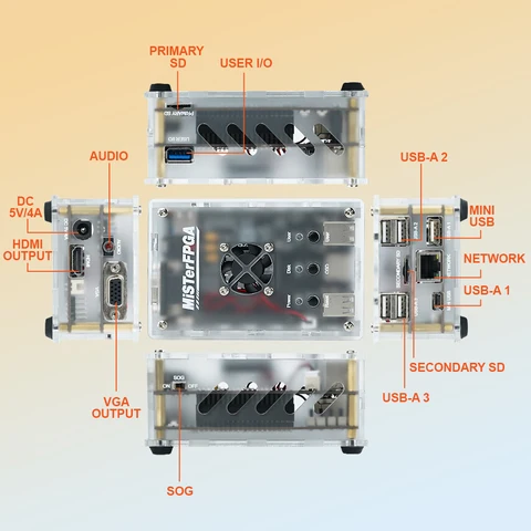 Аналоговый видео конвертер QM-Mister для MiSTer FPGA
