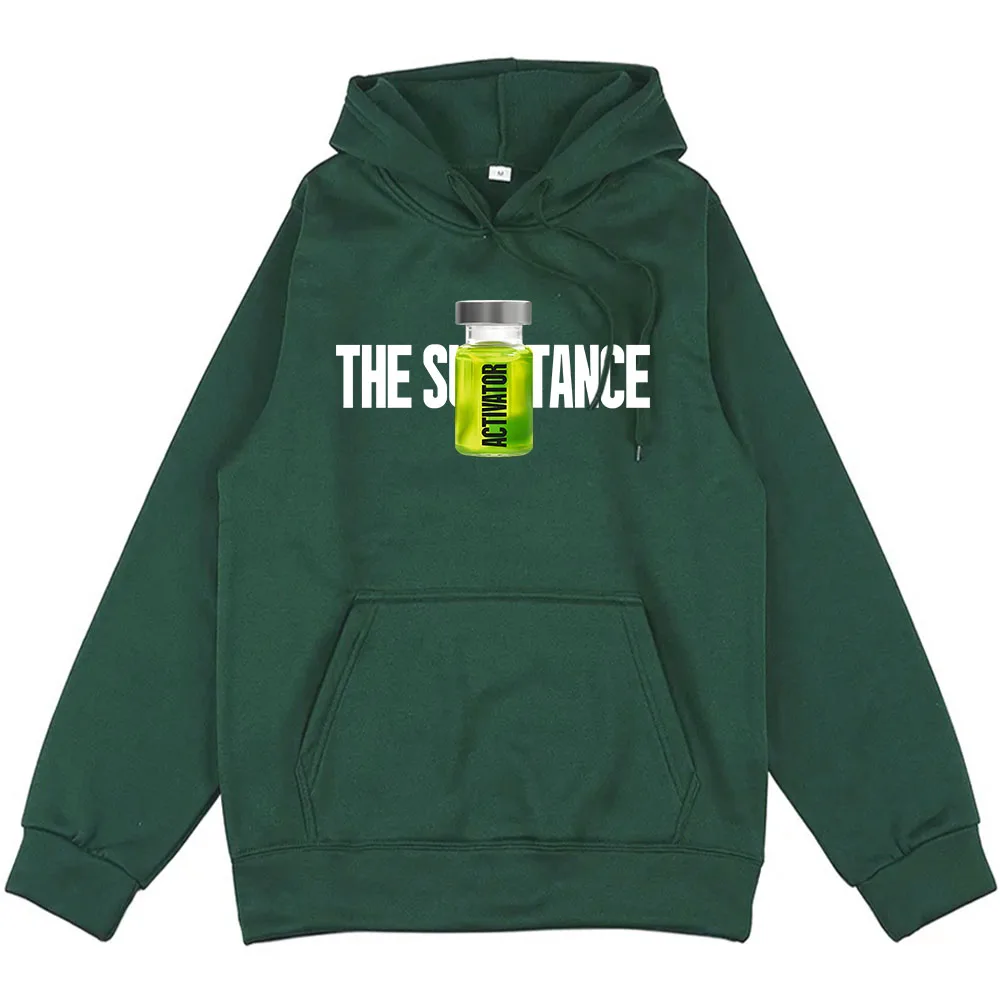 Толстовки с рисунком из фильма ужасов The Substance зимние мужские/женские толстовки