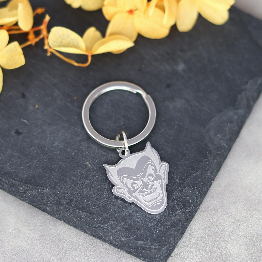 Цепочка для ключей с подвеской в виде сердца из нержавеющей стали