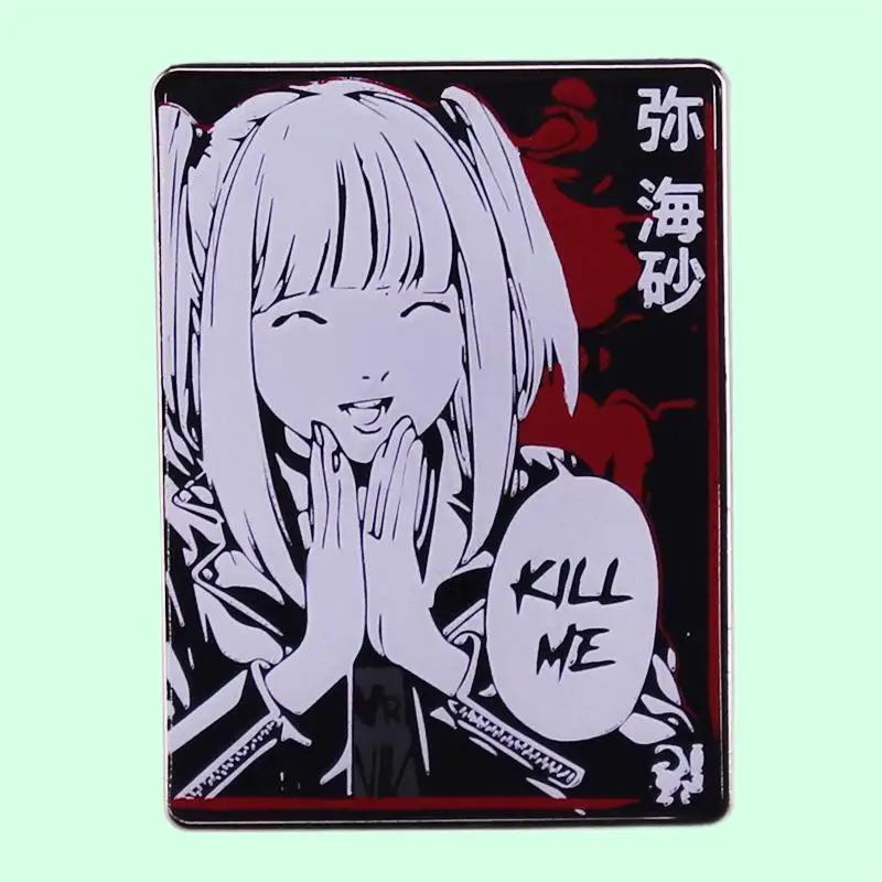 

Japanese Horror Anime Character Brooch Metal Badge Bag Accessories Enamel Pin Wrap Clothing Lapel Brooch Exquisite Fashion Jewel