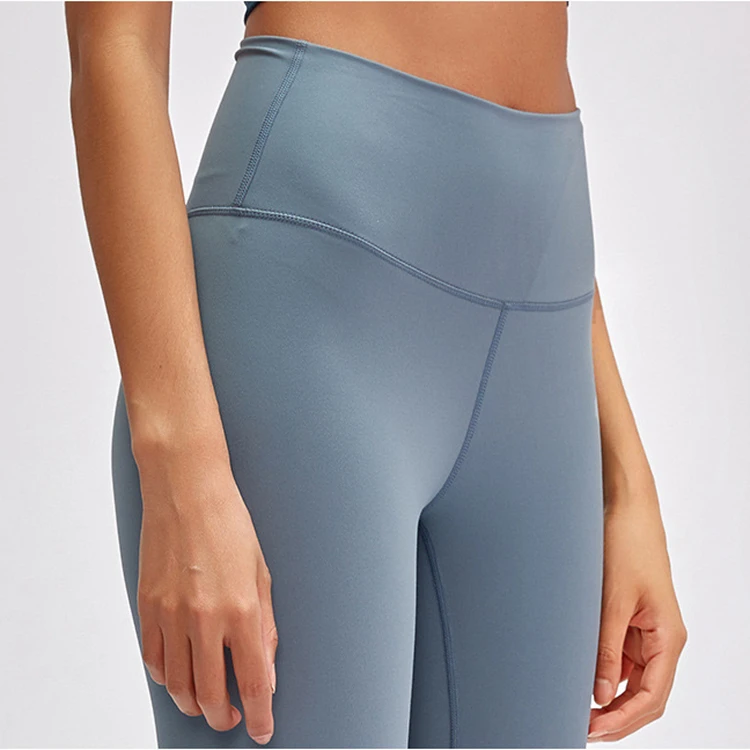 Lulu Women High Waist Naked Feeling Fitness Sports Leggings Pockets Gym Quick Dry Breathable Push Up Workout Running Yoga Pants