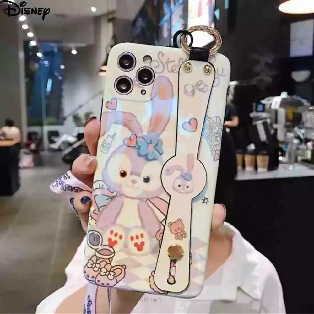 

Stellalou Rabbit Blu-ray Wistband Case For iPhone 12 11 Pro Max Cases XR XS X 7 8 Plus SE Full Back Cover Protective Y2k