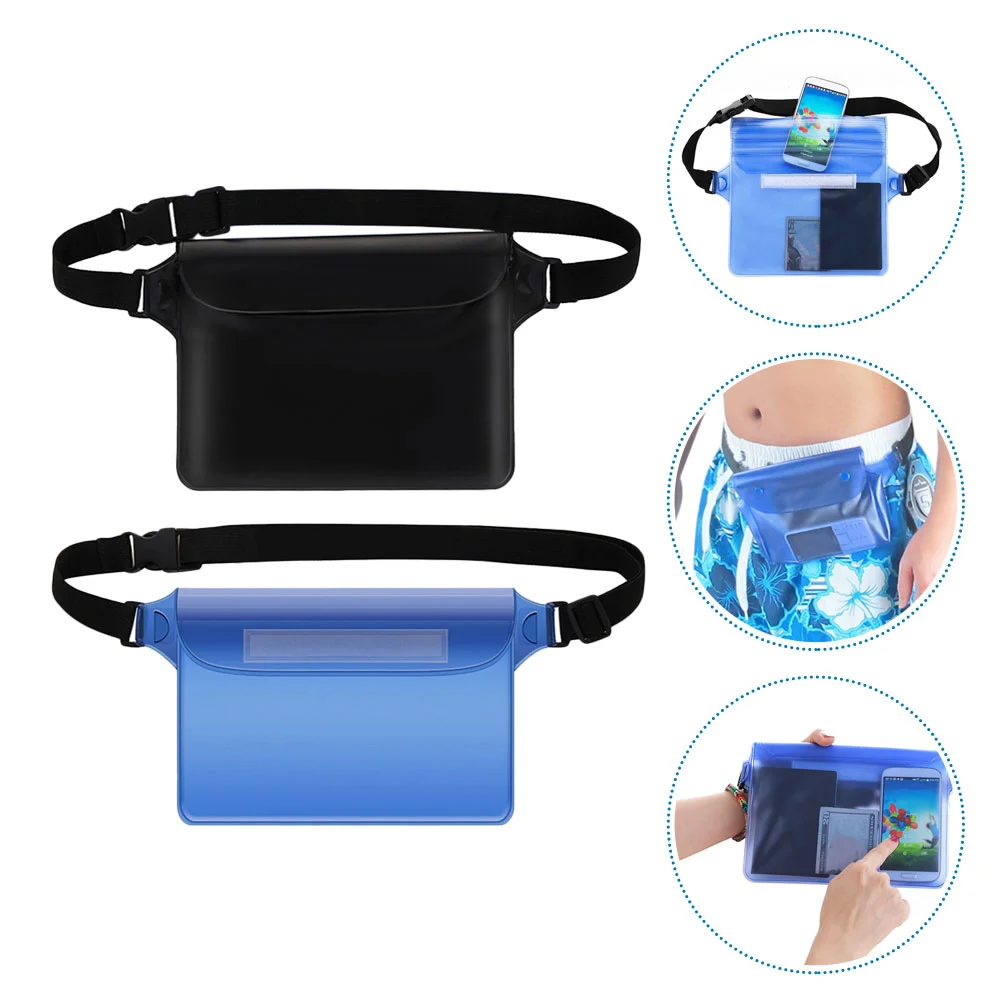 

2 Pcs Phone Waist Bag Multi-functional Phone Bag Outdoor Phone Storage Bag