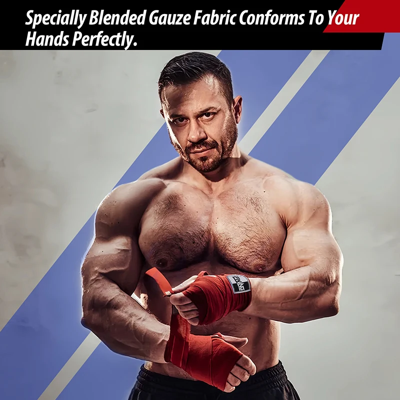 Эластичные Бинты Унисекс Для Бокса ММА И Муай Тай 180-дюймовые Хлопковые