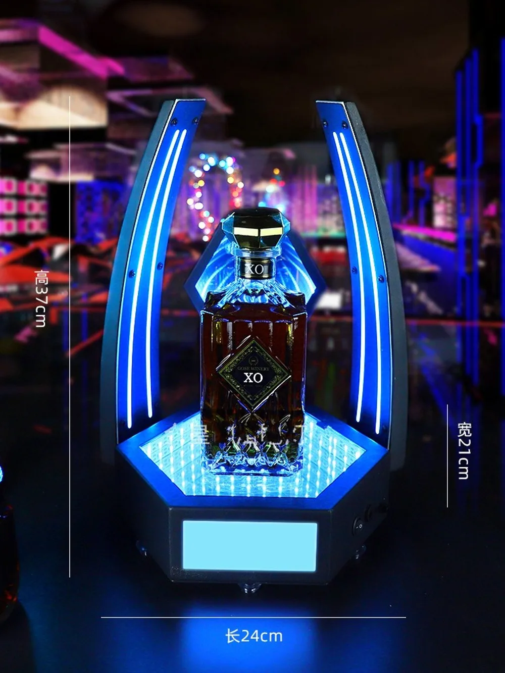 Светодиодный перезаряжаемый держатель для бутылки шампанского ночного клуба