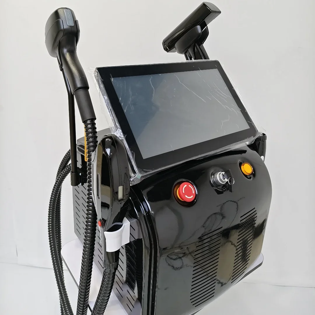 Фото Мультифункциональная машина для удаления волос 4 в 1 OPT IPL Ice Pitanium 808NM Диодная эпиляция Nd Yag Лазерная машина для удаления татуировок №1