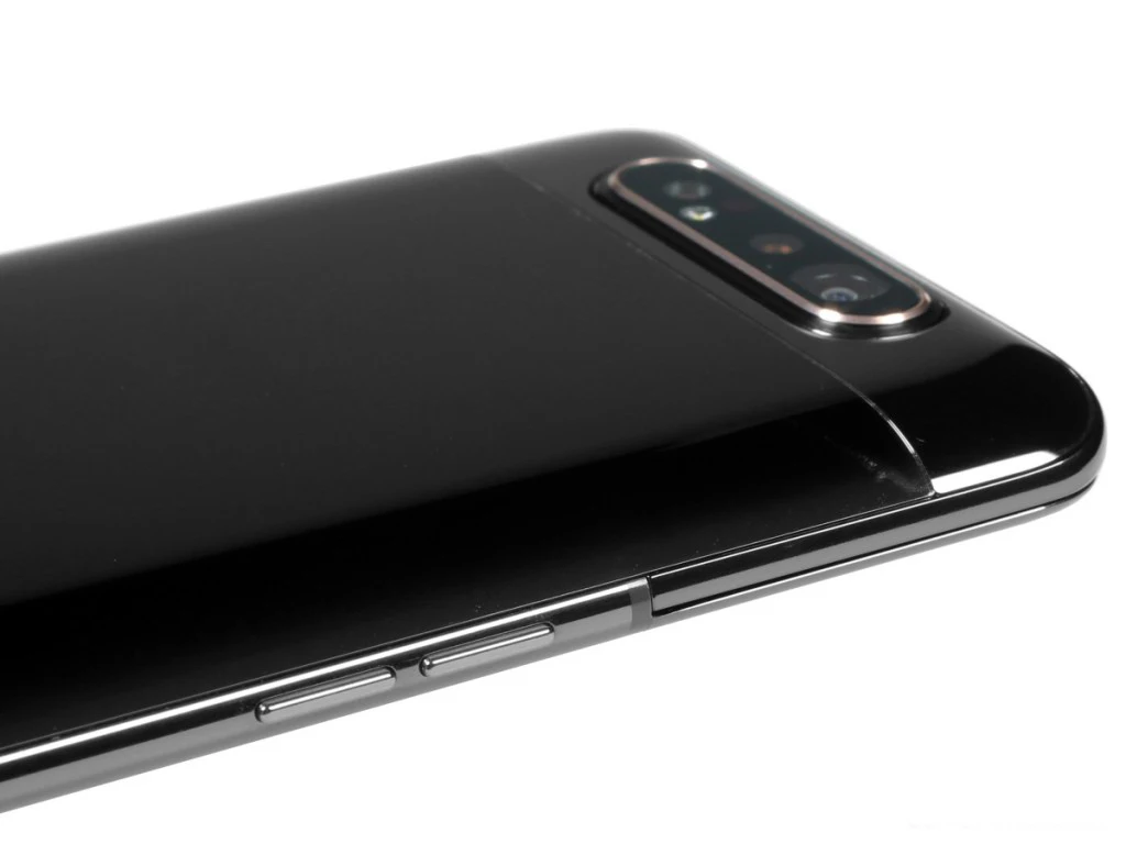 Фото2 - Смартфон Samsung Galaxy A80, телефон с двумя Sim-картами, экран 128 дюйма, 8 ГБ + 6,7 ГБ