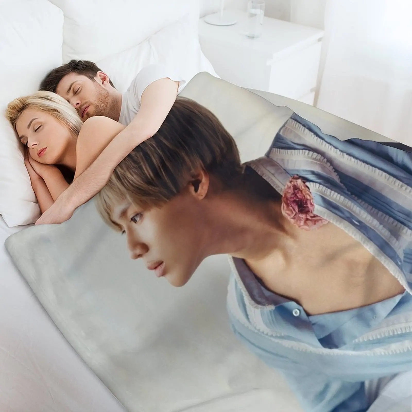 Одеяло SHINee TAEMIN с надписью PRESS YOUR NUMBER забавный подарок мягкие кровати одеяла