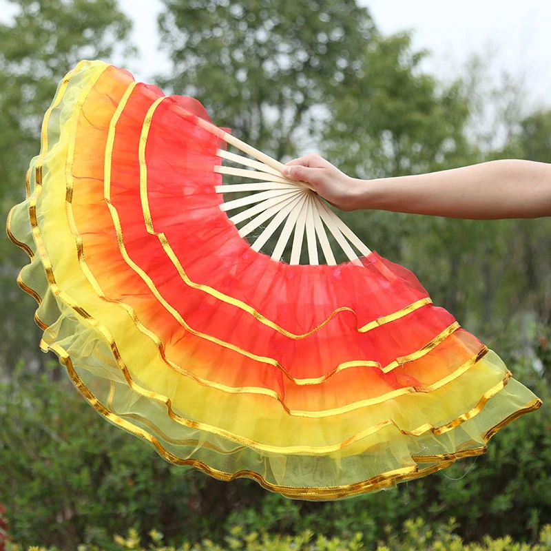 

Festival Dance Fan Double Veil Fan