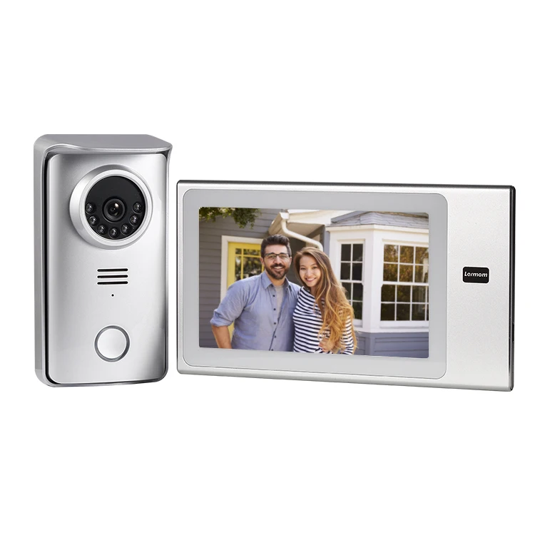 

Дверной видеодомофон с камерой 4-проводной дверной звонок Домофон умный Видеозвонок